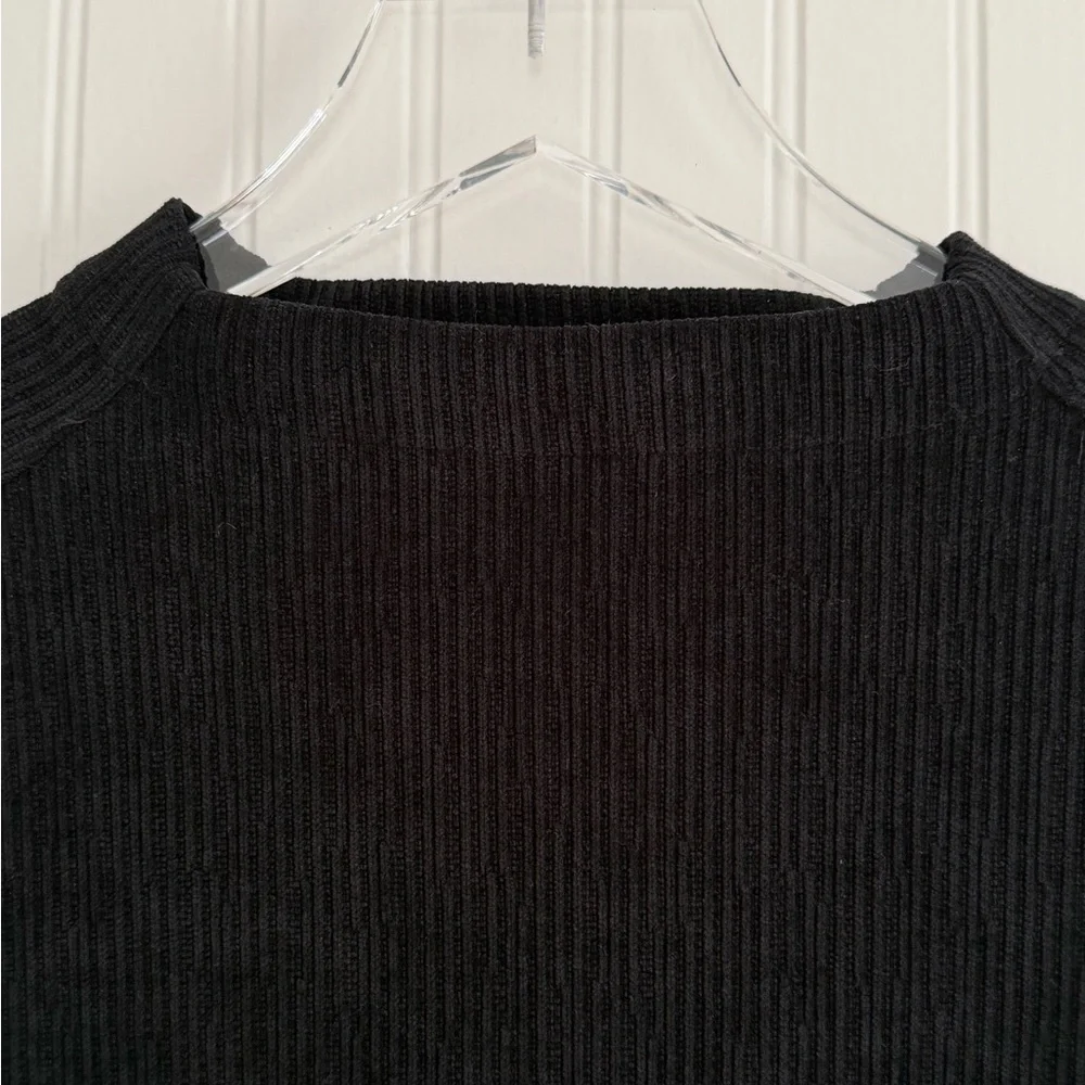 Madewell Striped Jacquard Funnelneck Top
